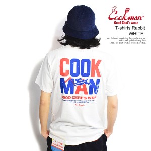 COOKMAN クックマン T-shirts Rabbit -WHITE- メンズ Tシャツ 半袖 アメリカ 西海岸 ストリート atftps