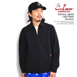 COOKMAN クックマン Delivery Jacket Light Black -BLACK- メンズ ジャケット デリバリージャケット アウター 送料無料 ストリート atfjk