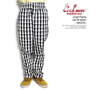 COOKMAN クックマン Chef Pants Up-N-down -WHITE- メンズ パンツ シェフパンツ イージーパンツ ストリート atfpts