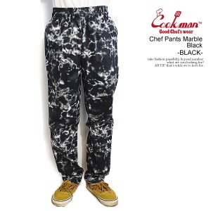 COOKMAN クックマン Chef Pants Marble Black -BLACK- メンズ パンツ シェフパンツ イージーパンツ ストリート atfpts