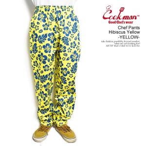 COOKMAN クックマン Chef Pants Hibiscus Yellow -YELLOW- メンズ パンツ シェフパンツ イージーパンツ ストリート atfpts