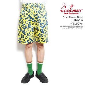 COOKMAN クックマン Chef Pants Short Hibiscus Yellow -YELLOW- メンズ ショートパンツ ショーツ パンツ シェフパンツ ストリート atfpt