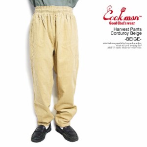 COOKMAN クックマン Harvest Pants Corduroy Beige -BEIGE- メンズ パンツ シェフパンツ ハーヴェストパンツ atfpts