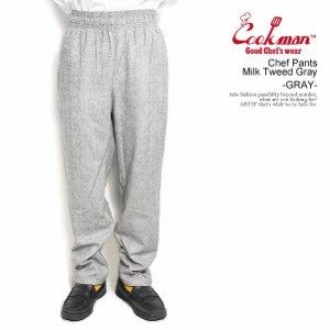 COOKMAN クックマン Chef Pants Milk Tweed Gray -GRAY- メンズ パンツ シェフパンツ イージーパンツ ストリート atfpts
