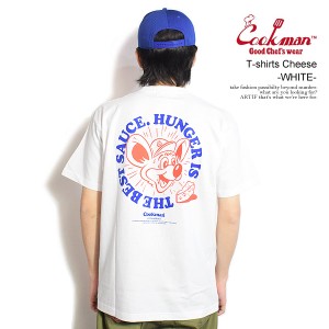 COOKMAN クックマン T-shirts Cheese -WHITE- メンズ Tシャツ 半袖 アメリカ 西海岸 シェフウェア ストリート atftps