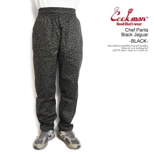 COOKMAN クックマン Chef Pants Black Jaguar -BLACK- メンズ パンツ シェフパンツ イージーパンツ ストリート atfpts