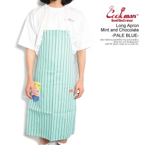 COOKMAN クックマン Long Apron Mint and Chocolate -PALE BLUE- メンズ エプロン ロングエプロン ストリート atfacc