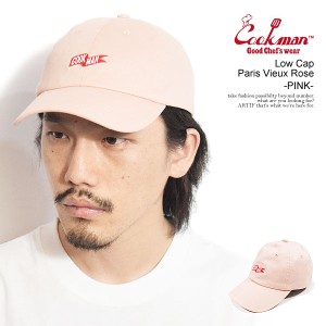 COOKMAN クックマン Low Cap Paris Vieux Rose -PINK- メンズ キャップ ローキャップ カーブドバイザー ストリート atfcap