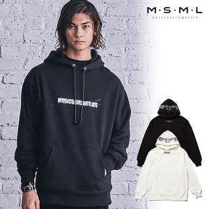 60％OFF SALE セール MSML エムエスエムエル LOGO HOODIE メンズ パーカー 送料無料 msml atftps