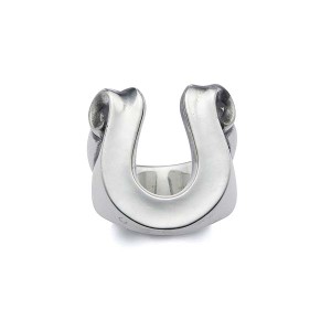 【メーカーお取り寄せ商品】 CRIMIE クライミー LETTER RIBBON HORSE SHOE RING LARGE メンズ リング 送料無料 キャンセル不可 atfacc