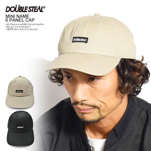 DOUBLE STEAL ダブルスティール MINI NAME 6 PANEL CAP メンズ キャップ NEW HATTAN ニューハッタン 帽子 ストリート doublesteal atfcap