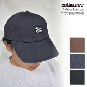 DOUBLE STEAL ダブルスティール D Cross Bone cap メンズ キャップ ローキャップ ストリート atfacc