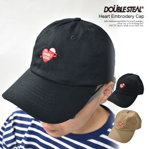 DOUBLE STEAL ダブルスティール Heart Embroidery Cap メンズ キャップ ローキャップ スポーツキャップ ストリート atfcap