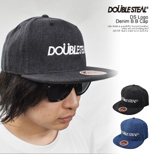 DOUBLE STEAL ダブルスティール DS Logo Denim B.B Cap メンズ キャップ ベースボールキャップ デニムキャップ ストリート atfcap