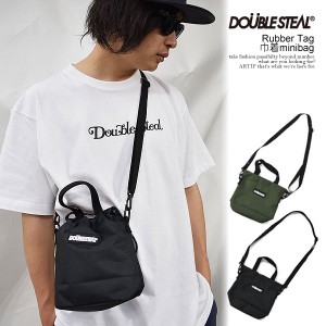 DOUBLE STEAL ダブルスティール Rubber Tag 巾着minibag メンズ バッグ ショルダーバッグ ドローストリングバッグ ストリート atfacc
