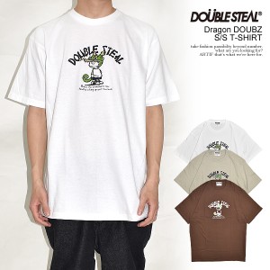 DOUBLE STEAL ダブルスティール Dragon DOUBZ S/S T-SHIRT メンズ Tシャツ 半袖 半袖Tシャツ ストリート atftps