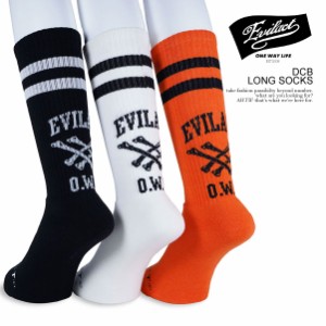 EVILACT イーブルアクト DCB LONG SOCKS メンズ ソックス ハイソックス 靴下 ロングソックス ストリート atfacc