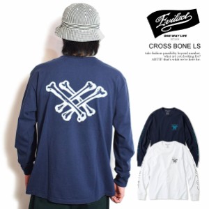 EVILACT イーブルアクト CROSS BONE LS メンズ Tシャツ 長袖 ロンT ヘビーウェイト 送料無料 ストリート atftps