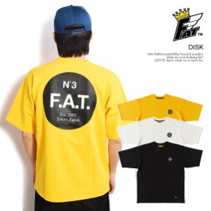 FAT エフエーティー DISK メンズ Tシャツ 半袖 クルーネックTシャツ カットソー ヘビーオンス ストリート atftps