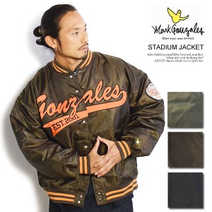 50％OFF SALE セール Mark Gonzales マーク ゴンザレス STADIUM JACKET メンズ ジャケット スタジャン ストリート atfjkt