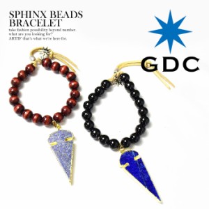 GDC ジーディーシー SPHINX BEADS BRACELET メンズ レディース ブレスレット ビーズ アクセサリー ウッドビーズ ラピスラズリ atfacc