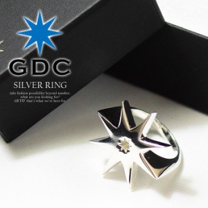 GDC ジーディーシー SILVER RING メンズ レディース リング 指輪 アクセサリー シルバー 八角星 ストリート 送料無料 gdc atfacc