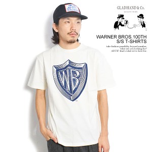 GLAD HAND グラッドハンド WARNER BROS. 100TH - S/S T-SHIRTS メンズ Tシャツ 半袖 コラボ ワーナー・ブラザース 送料無料 atftps