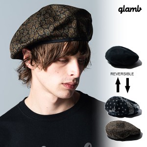 2024 夏 先行予約 5月下旬〜6月上旬入荷予定 glamb グラム Reversible Beret リバーシブルベレー ベレー帽 送料無料 atfcap