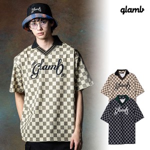 glamb グラム Checkered Polo Shirt チェッカードポロシャツ ポロシャツ atftps