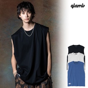 2024 夏 先行予約 7月上旬〜中旬入荷予定 glamb グラム Oversize Sleeveless T-Shirt オーバーサイズスリーブレスTシャツ atftps