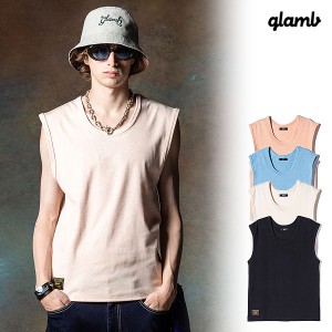 2024 夏 先行予約 7月上旬〜中旬入荷予定 glamb グラム Ribbed Tank Top リブタンクトップ タンクトップ 送料無料 atftps