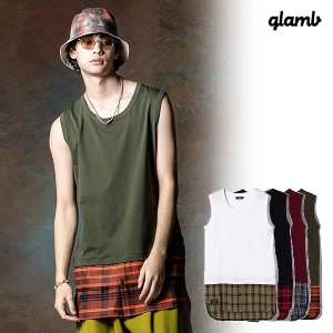 2024 夏 先行予約 7月上旬〜中旬入荷予定 glamb グラム Grunge Layered Tank Top グランジレイヤードタンクトップ atftps