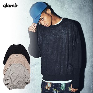 30％OFF SALE セール glamb グラム Linen Creed Knit メンズ ニット 送料無料 atftps