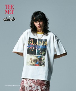 glamb×THE MET glamb グラム THE MET Trim CS メンズ Tシャツ コラボ 送料無料 atftps