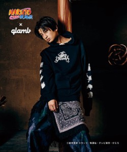 glamb×NARUTO glamb グラム Biju Hoodie ビジュウフーディ メンズ パーカー コラボ atftps