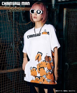 glamb×チェンソーマン glamb グラム Pochita Pocket T メンズ Tシャツ コラボ atftps