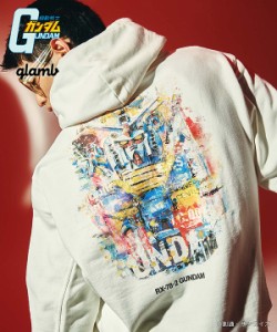 glamb×STRICT-G 『機動戦士ガンダム』 先行予約 4月上旬〜中旬入荷予定 glamb グラム RX-78-2 Gundam Hoodie メンズ パーカー atftps