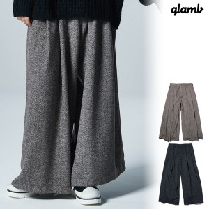 2023 冬 先行予約 1月下旬〜2月上旬入荷予定 glamb グラム Extra Baggy Slacks パンツ 送料無料 キャンセル不可 atfpts