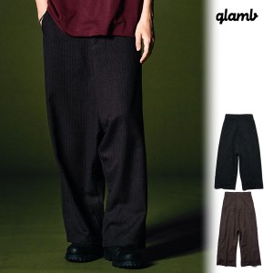 2023 冬 先行予約 1月下旬〜2月上旬入荷予定 glamb グラム Tribal Shaped Slacks パンツ 送料無料 キャンセル不可 atfpts