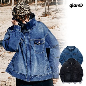 glamb グラム Hi Neck Denim Jacket ハイネックデニムジャケット ジャケット 送料無料 atfjkt