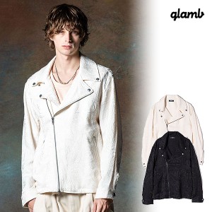 2024 夏 先行予約 5月下旬〜6月上旬入荷予定 glamb グラム Paisley Summer Riders Jacket ジャケット 送料無料 atfjkt