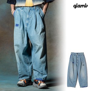 2024 夏 先行予約 7月上旬〜中旬入荷予定 glamb グラム Baggy Balloon Denim バギーバルーンデニム パンツ 送料無料 atfpts