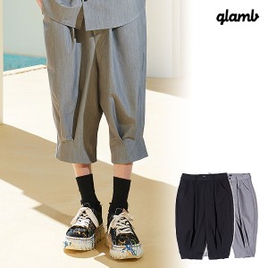 2024 夏 先行予約 5月下旬〜6月上旬入荷予定 glamb グラム Sarrouel Cropped Slacks サルエルクロップドスラックス パンツ atfpts