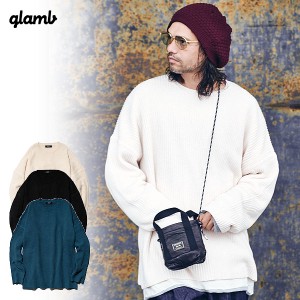 glamb グラム Oversized Rib Knit メンズ セーター 送料無料 atftps