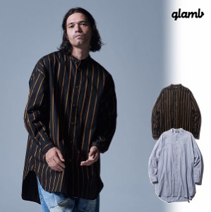 glamb グラム Stripe Long SH シャツ 送料無料 atftps