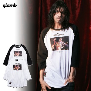 glamb×The Rolling Stones グラム Guitarists Raglan T ギタリスツラグランT メンズ Tシャツ コラボ 送料無料 ストリート atftps