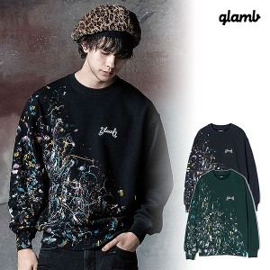 2024 秋 先行予約 8月下旬〜9月上旬入荷予定 glamb グラム Splash Painting Sweat スプラッシュペインティングスウェット atftps