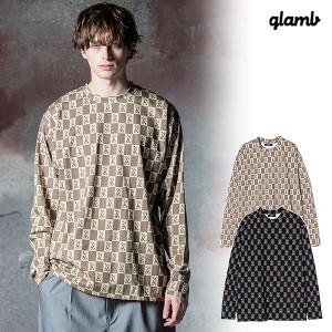 2024 秋 先行予約 8月下旬〜9月上旬入荷予定 glamb グラム Monogram Long Sleeves T-Shirt モノグラムロングスリーブＴシャツ atftps