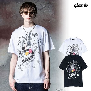 2024 秋 先行予約 7月下旬〜8月上旬入荷予定 glamb グラム Mickey Mouse T-Shirt ミッキーマウスTシャツ Tシャツ 送料無料 atftps