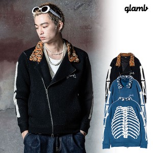 2024 秋 先行予約 9月下旬〜10月上旬入荷予定 glamb グラム Knit Riders Jacket ニットライダースジャケット ジャケット 送料無料 atfjkt